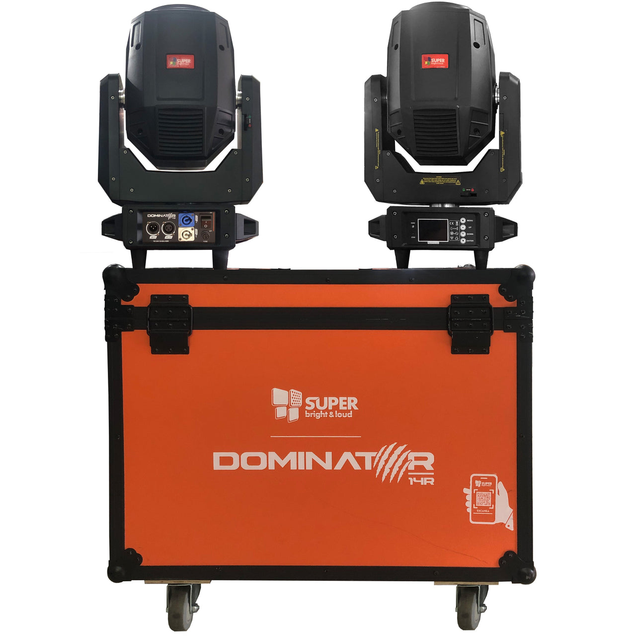 Cabeza Movil Superbright  Dominator 14r Beam 18 Canales Con Foco