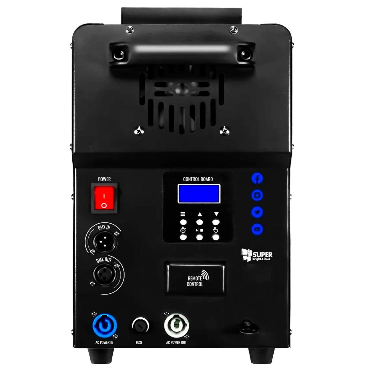 Maquina De Humo Super Bright Dark Pro 1500w Con Led