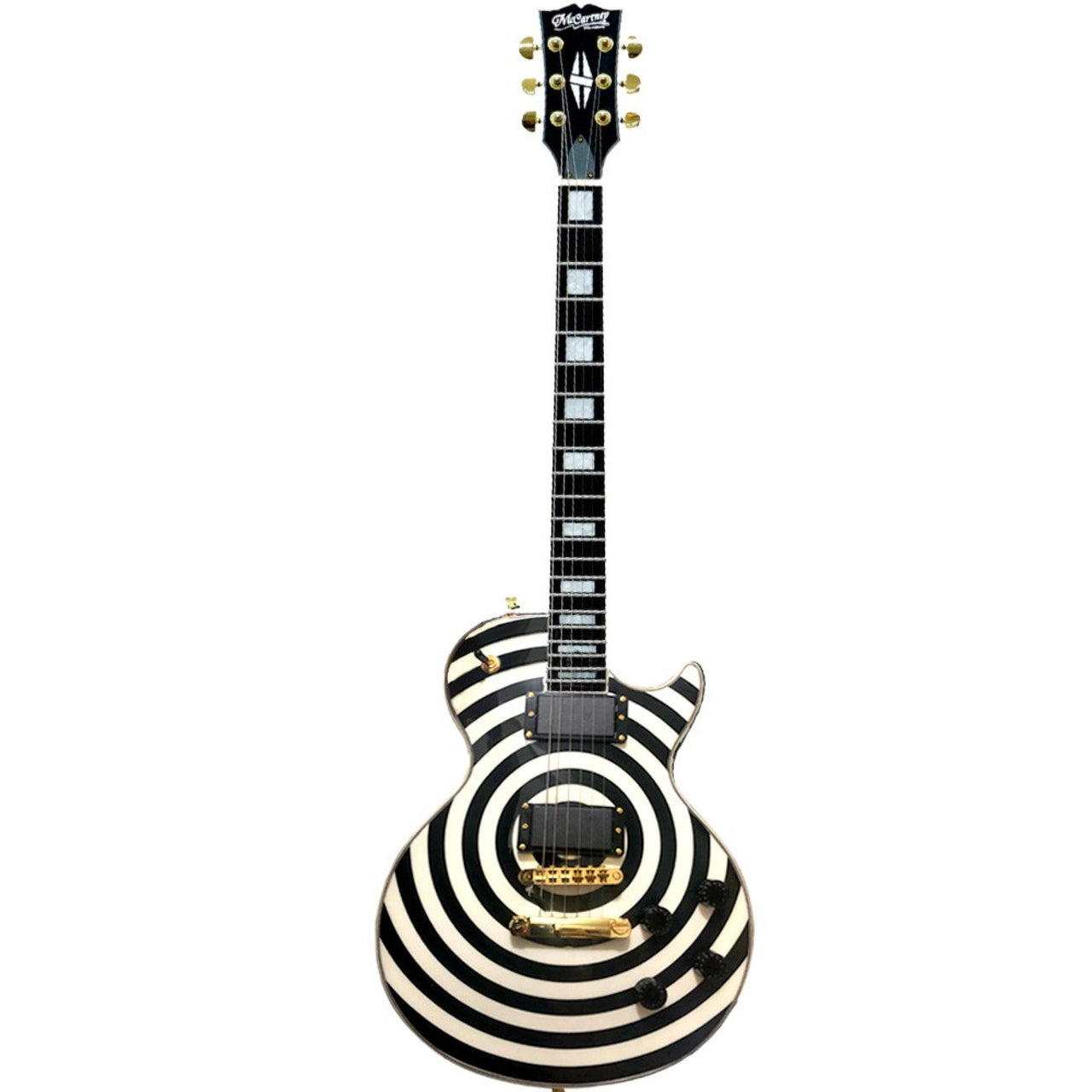 Guitarra Electrica Mc Cartney E-seg 277 bk-wh  Lp Custom Zak Wylde