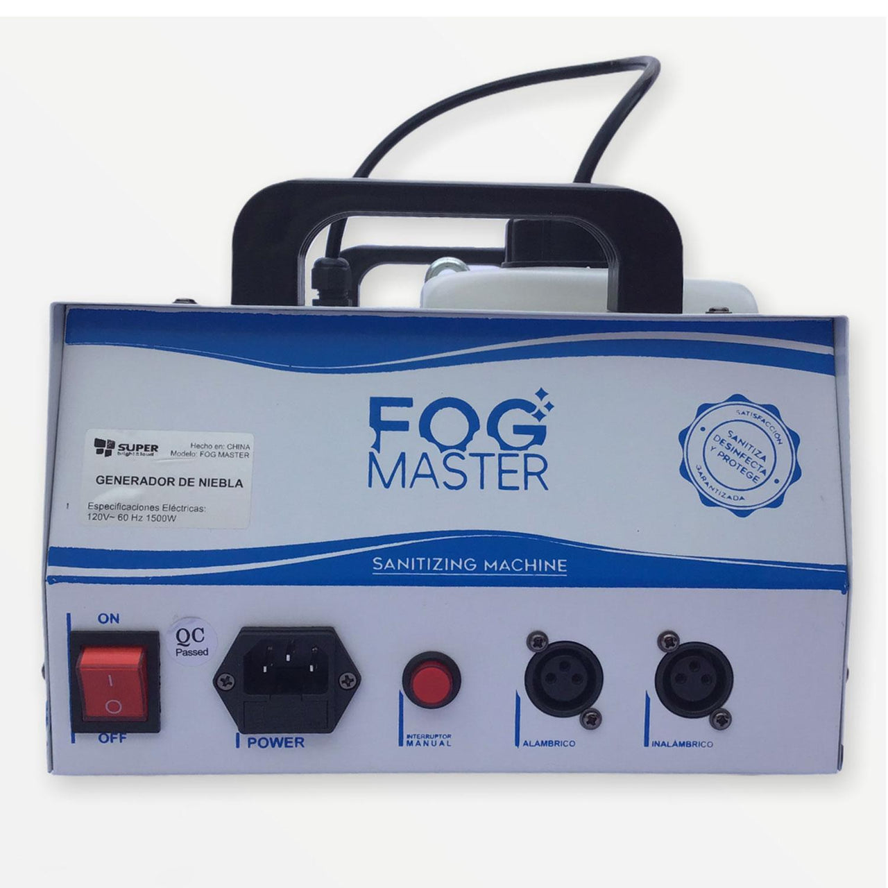 Maquina De Humo Superbright Fog Master Sanitizante 1500w