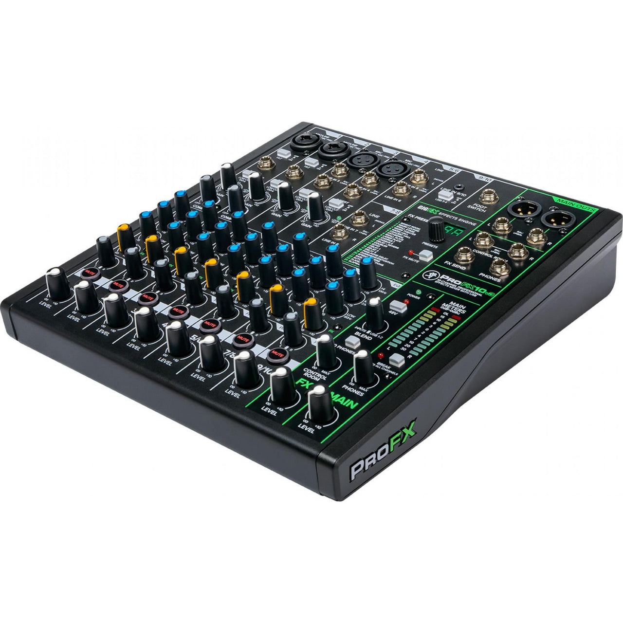 Mezcladora Mackie Profx10 V3 Profesional 10 Canales Con Efectos Y Usb