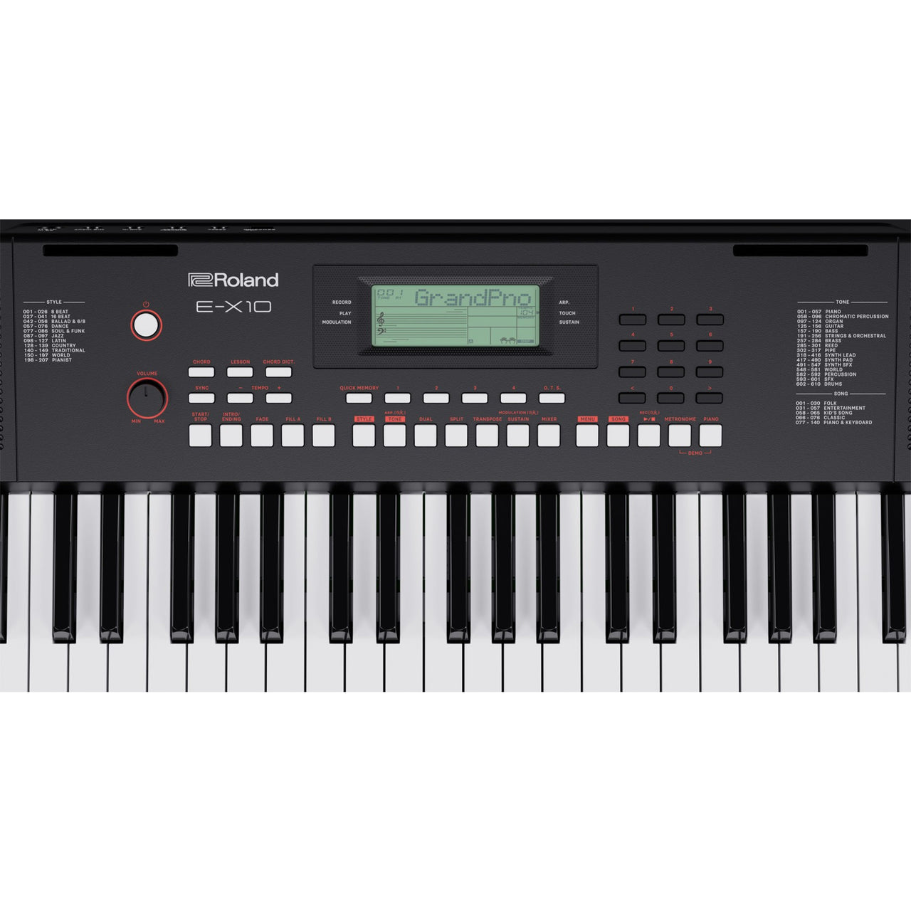 Teclado Roland E-x10 Arranger 61 Teclas – Musicales Doris