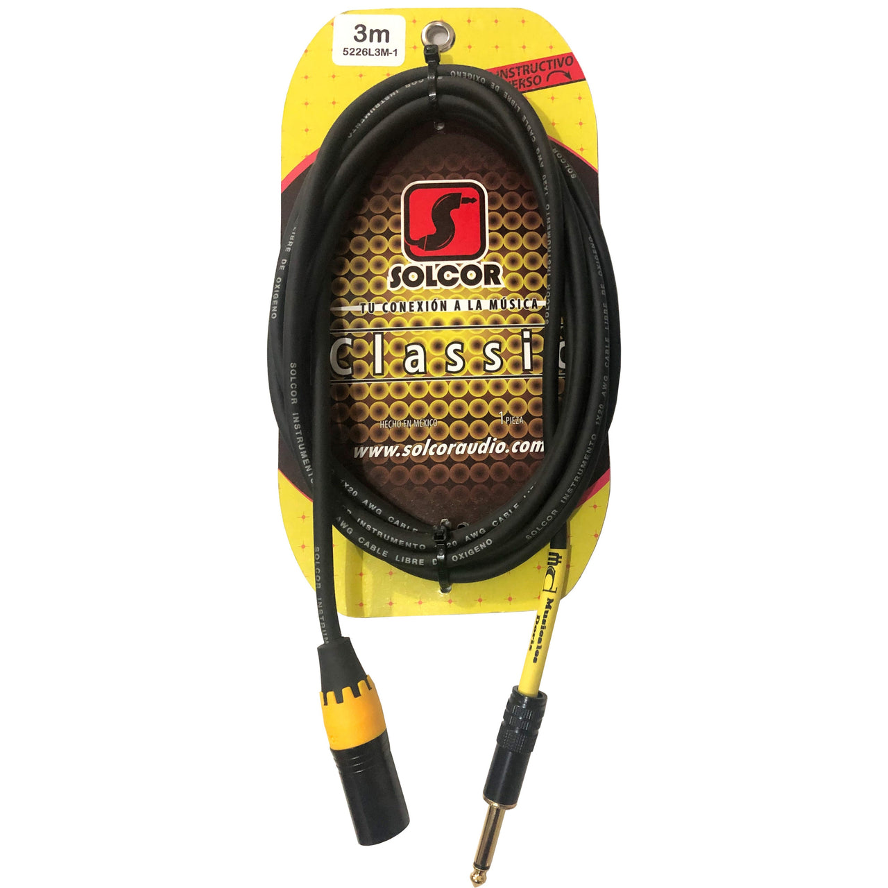 Cable Clasica Canon Macho A Plug 3 Mts, 5226l3m