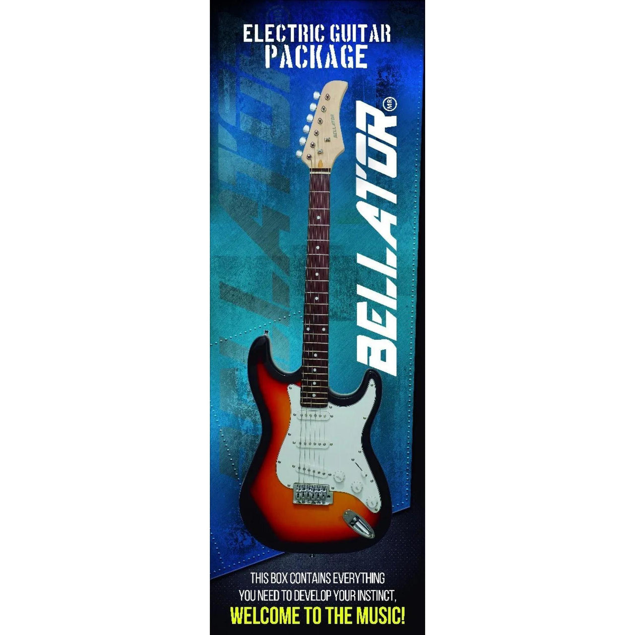 Guitarra Eléctrica Bellator Neg10wst sbs Stratocaster Paquete Gris Sombreada
