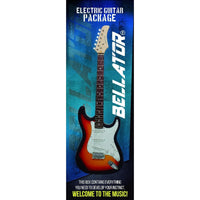 Thumbnail for Guitarra Eléctrica Bellator Neg10wst sbs Stratocaster Paquete Gris Sombreada