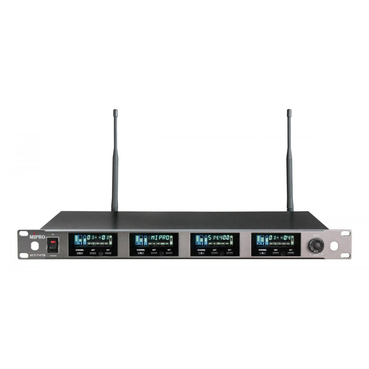 Mipro Act-747b Base Receptora Cuádruple