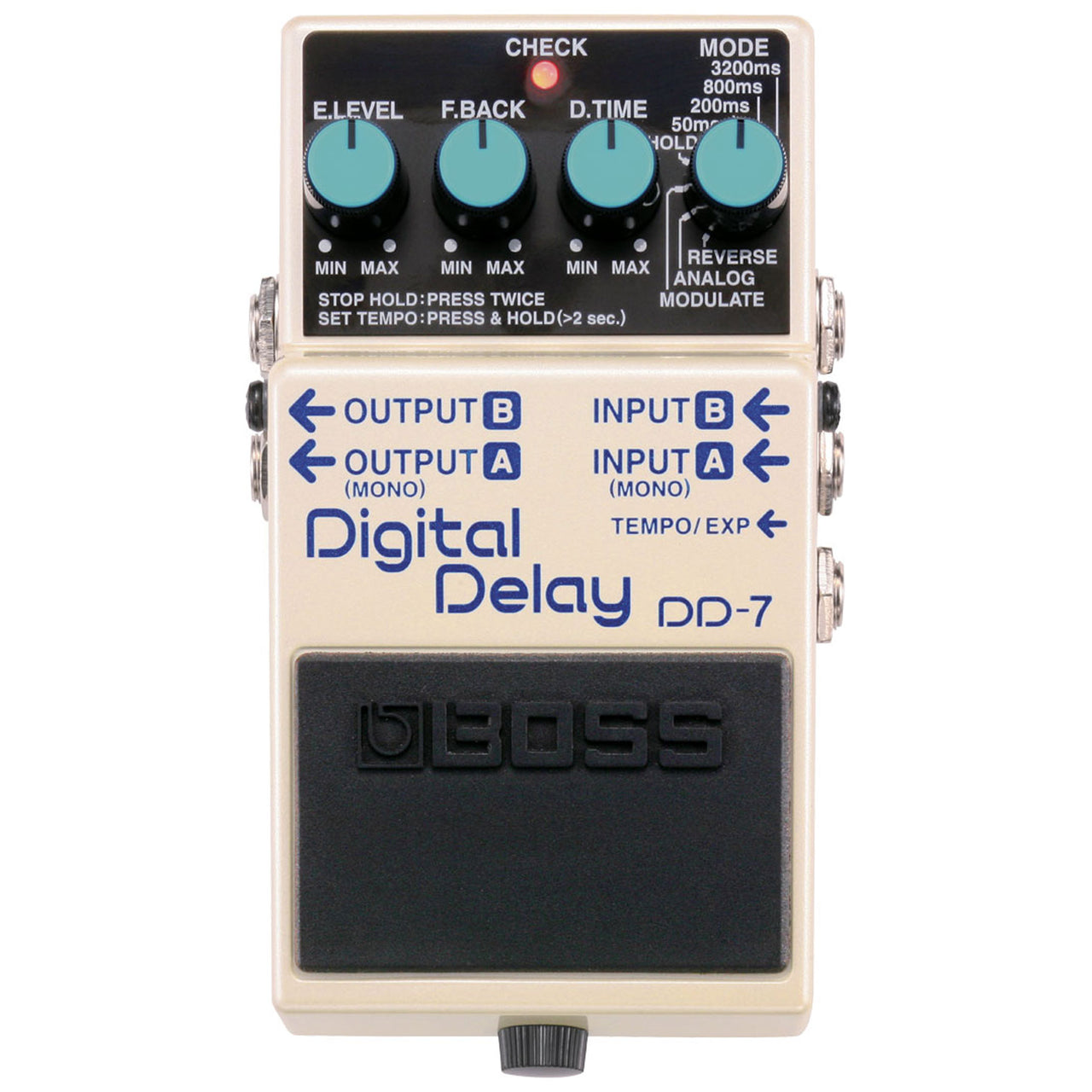 Pedal Efecto Boss Digital Delay, Dd-7