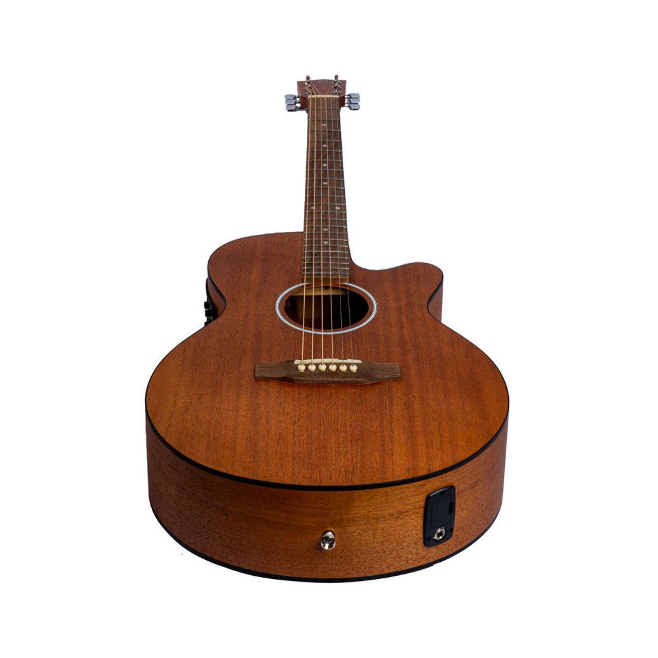 Guitarra Bamboo Ga-40-mahogany-q Electroacustica Mahogany 40 Pulgadas Con Funda