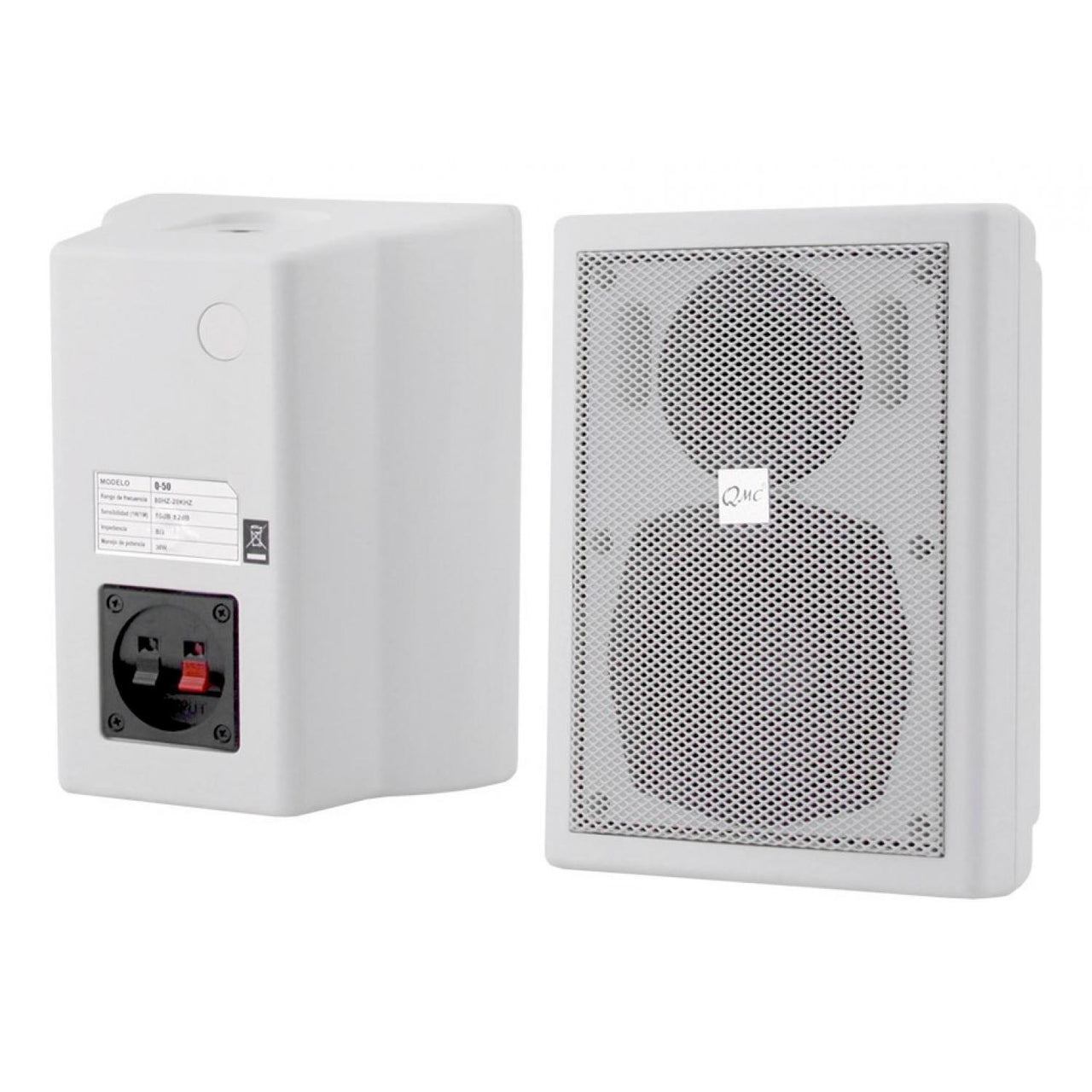 Bafle Pasivo Para Montaje Qmc 50, Blanco 2pzas, 30w