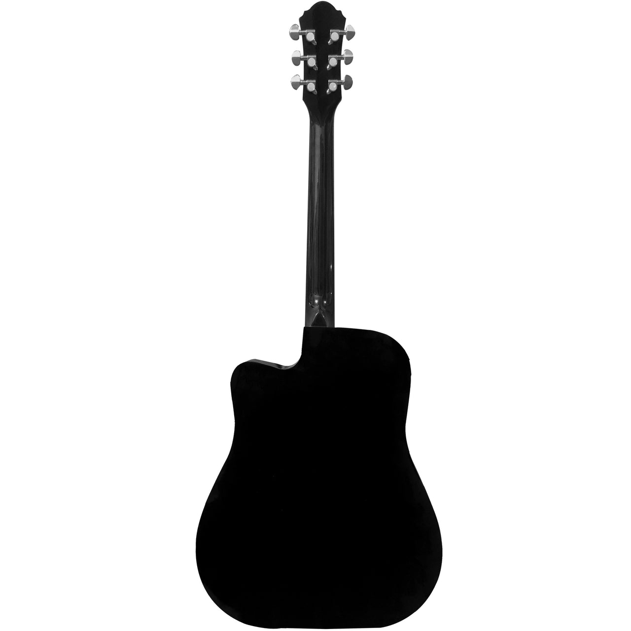 Guitarra Electroacustica La Sevillana Tx-200ceqblk Tipo Texana Negro