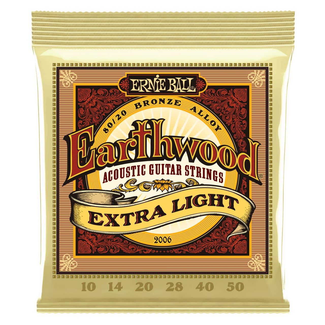 encordadura ernieball p/guit. electroacustica earthwood xlight, 2006