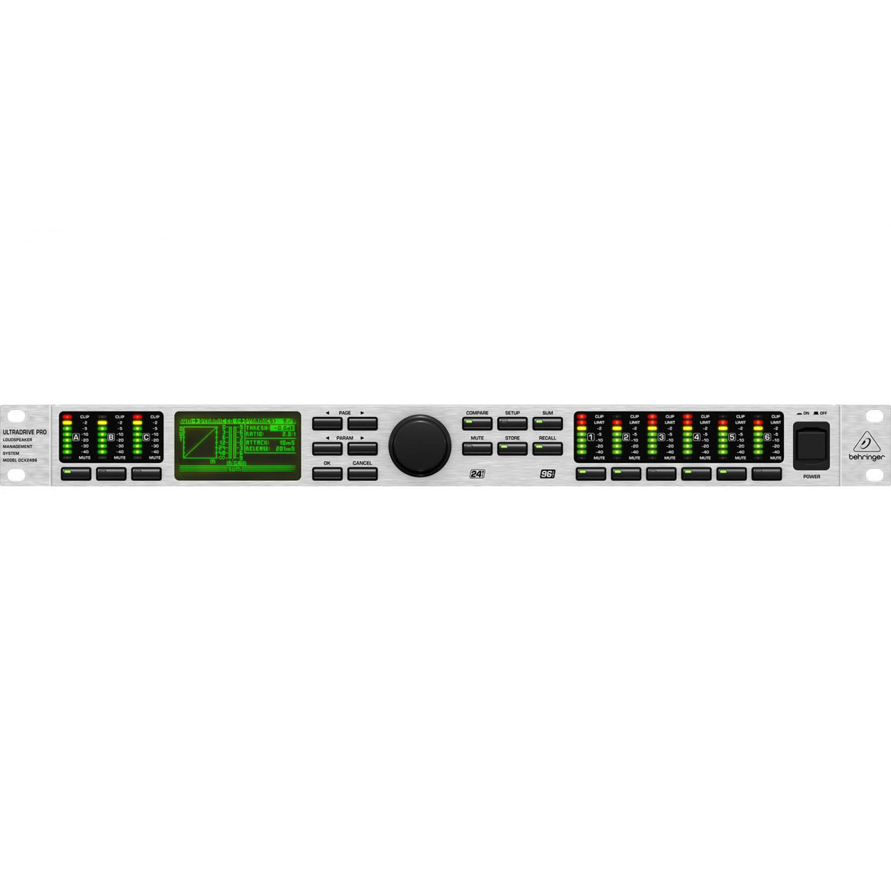 Procesador Behringer Dcx2496 de Audio Digital Ecualizador