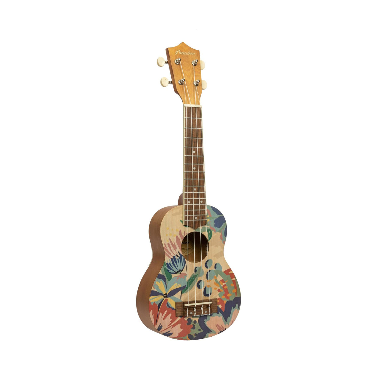 Ukulele Soprano Bamboo Caramelle C/funda, U-21-caramelle