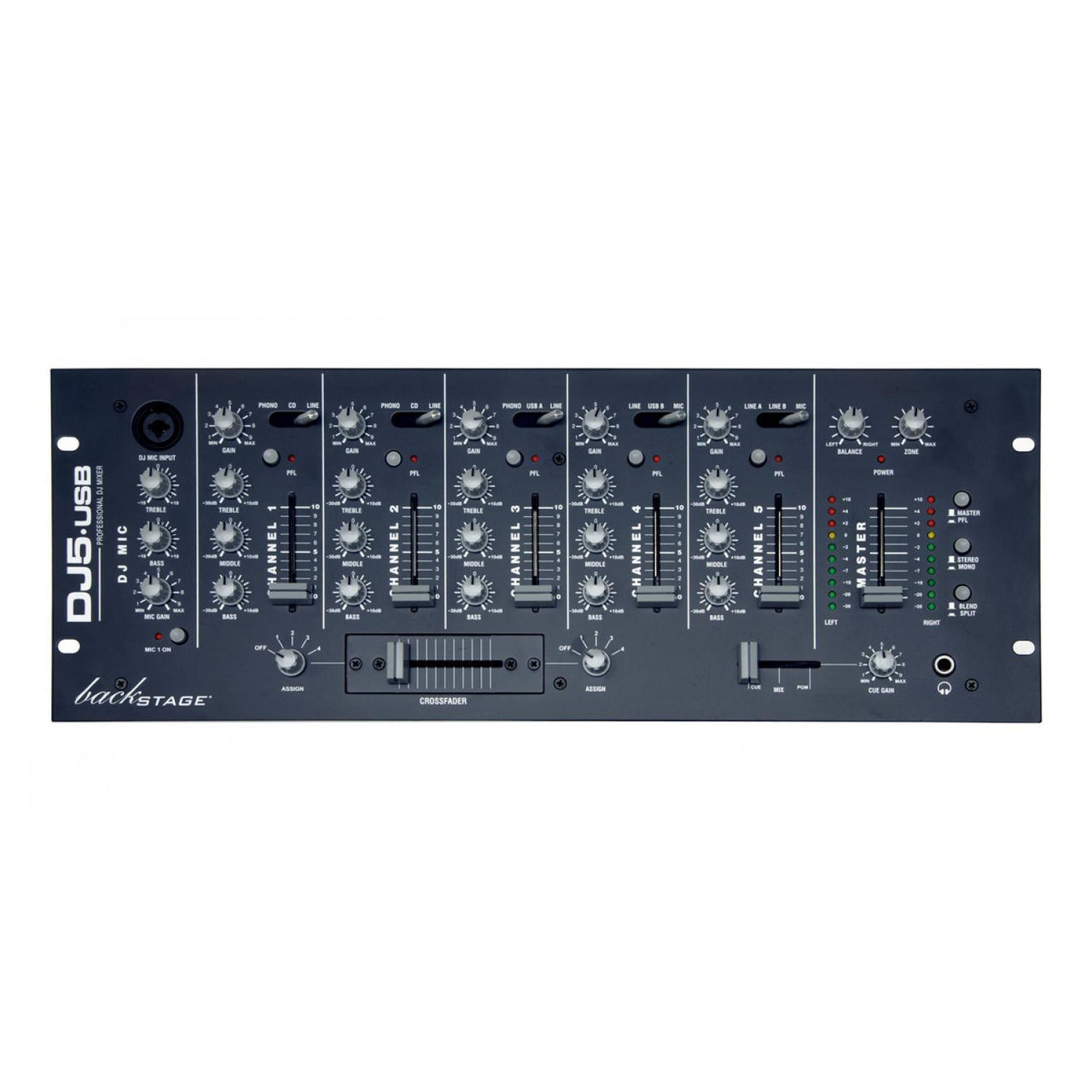 Mezcladora Backstage Dj5 Usb