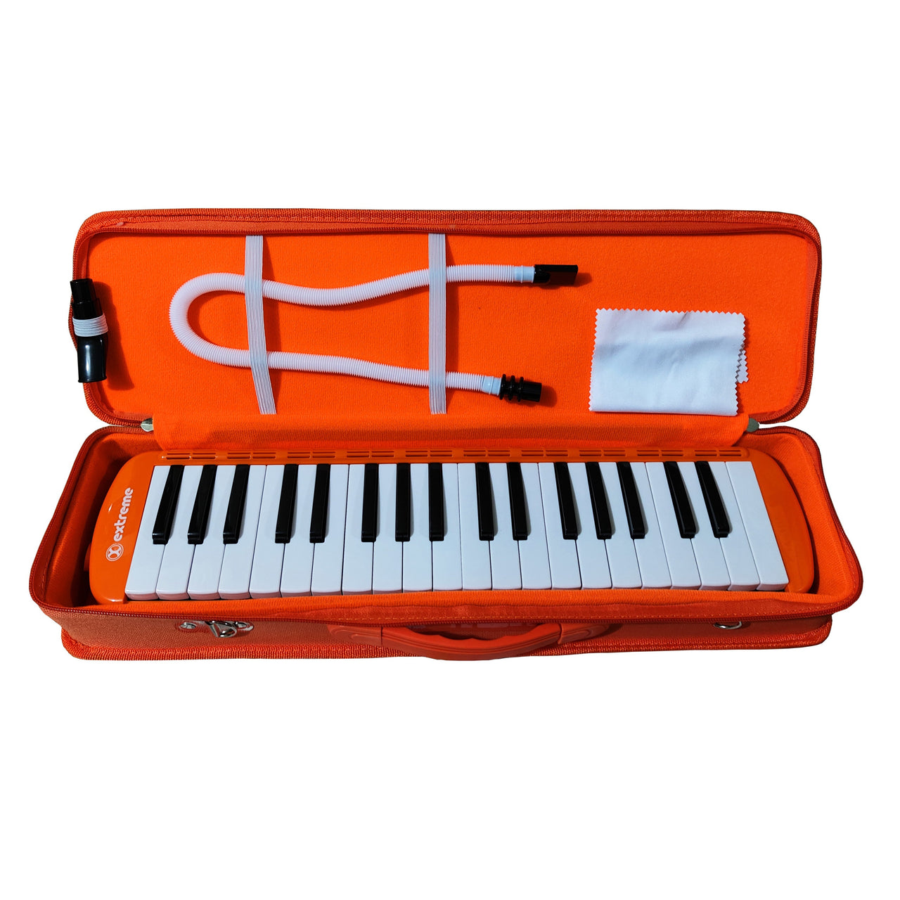 Melodica Extreme 37 Teclas 3 Octavas C/estuche Naranja, Exml012