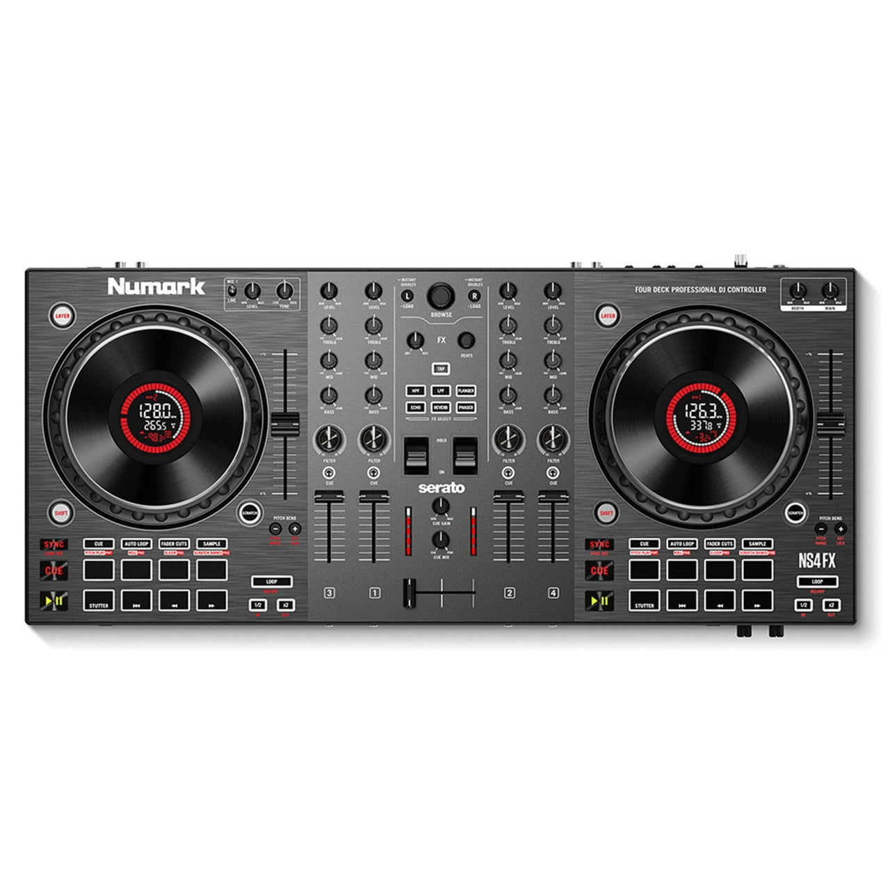 Controlador Numark Ns4fx De Dj Profesional