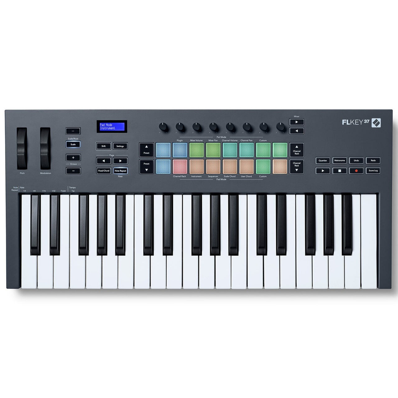 Controlador Novation Fl Key 37 Teclado Midi 37 Teclas 16 Pads Novflk37mk1