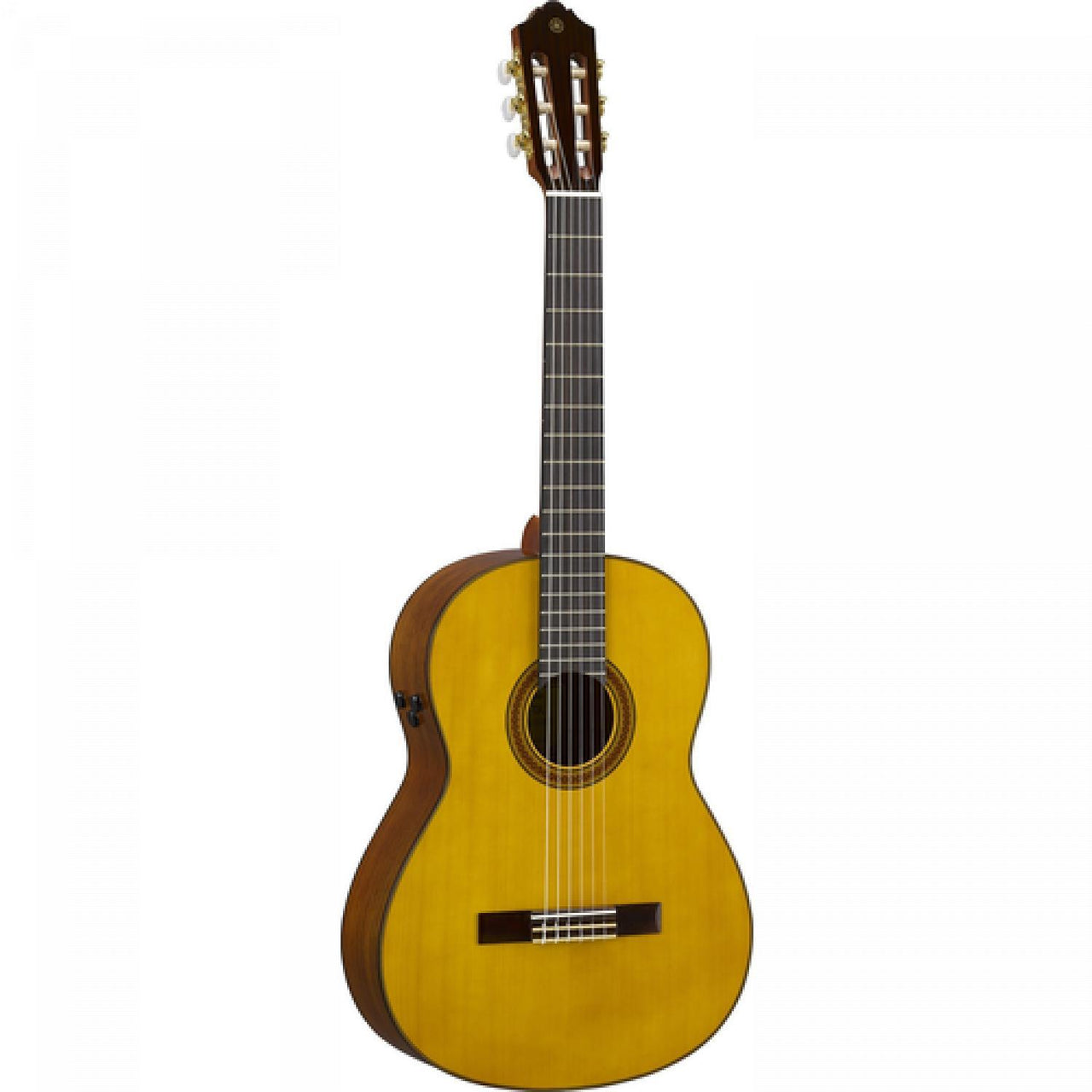 guitarra yamaha clasica cdas. nylon natural transacoustic, cg-ta