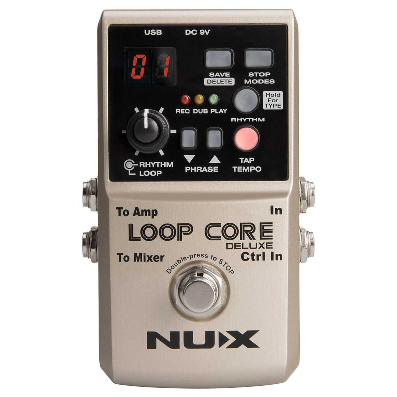 Pedal Nux Loop Core Deluxe + Footswitch, Nuxloopcored