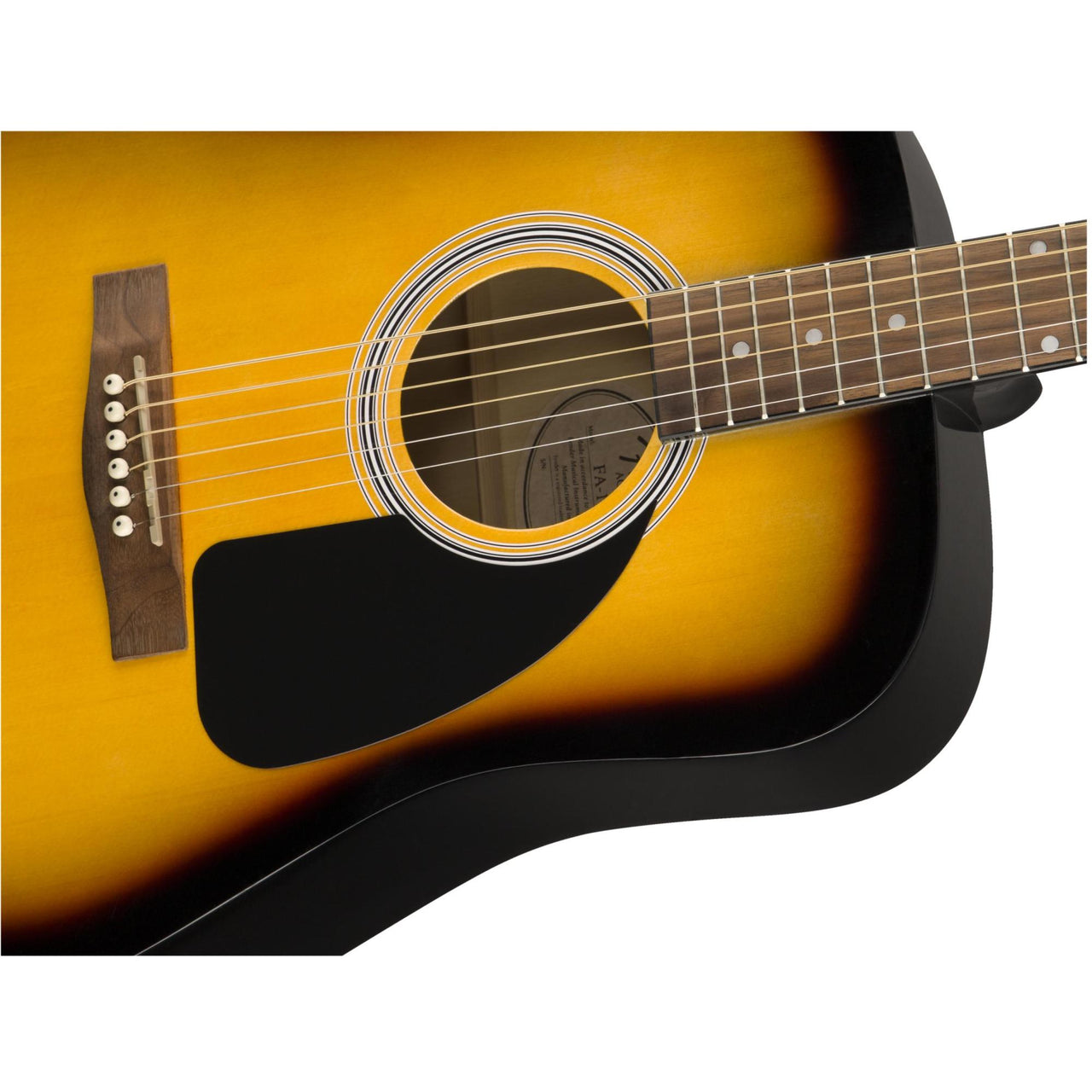 Paquete Guitarra Acustica Fender Fa-115 Sombreada, 0971210532