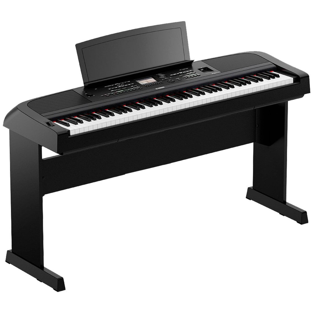 Piano Digital Yamaha  Dgx670bset Versatil 88 Teclas Negro Con Adaptador Pa-300c