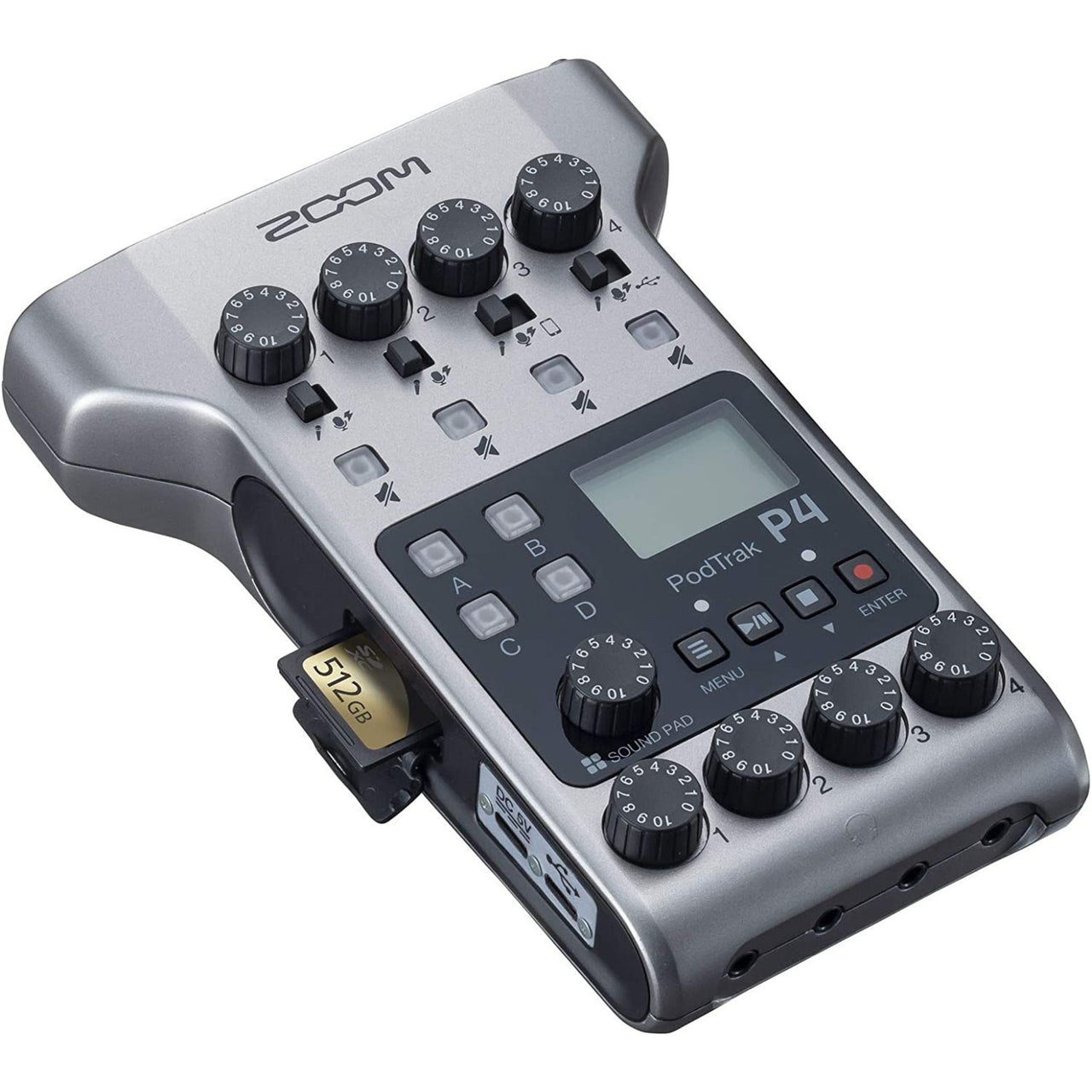 Grabadora Zoom Zp4 Bstk Para Podcasting