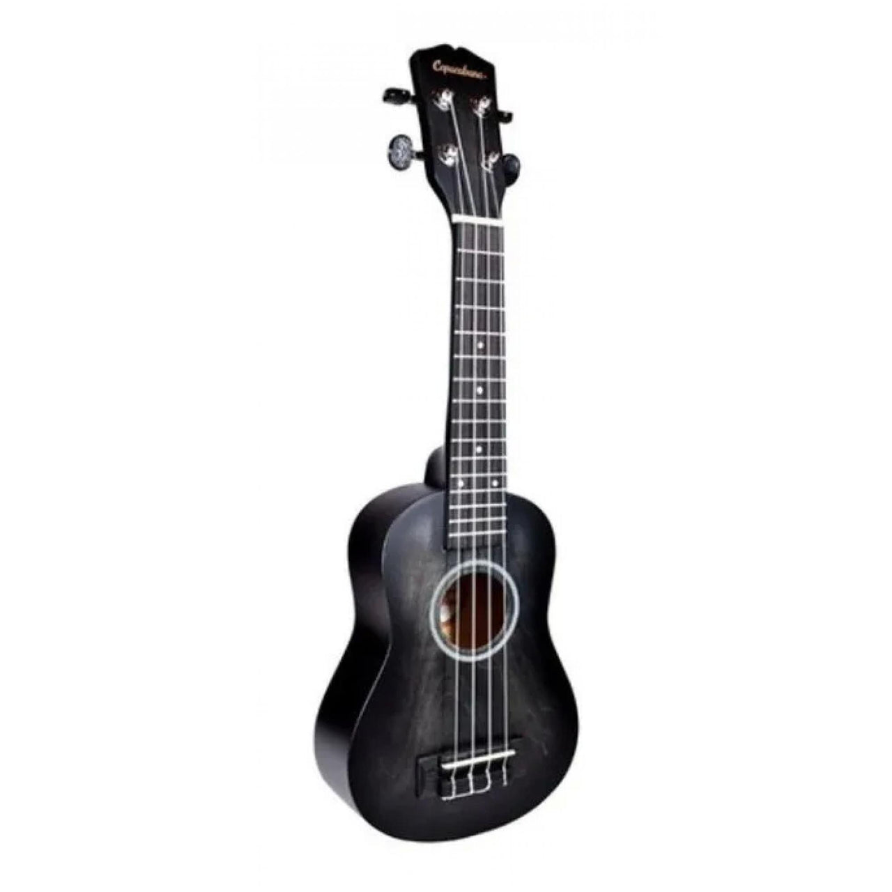 Ukulele Soprano Copacabana Negro Sombreado Con Funda  Cpuk056