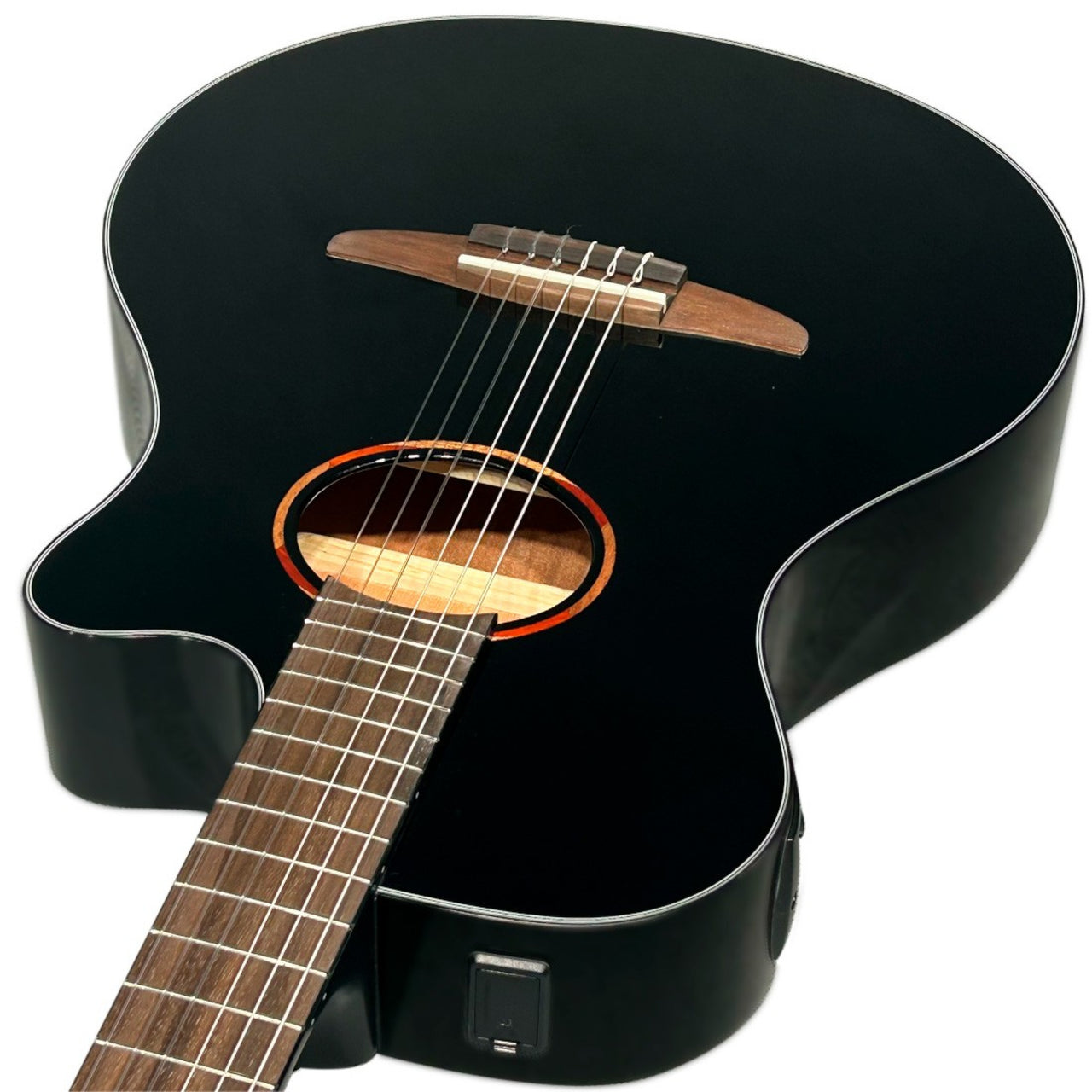 Guitarra Electroacustica Yamaha Ntx1bl Cuerdas Nylon Negro