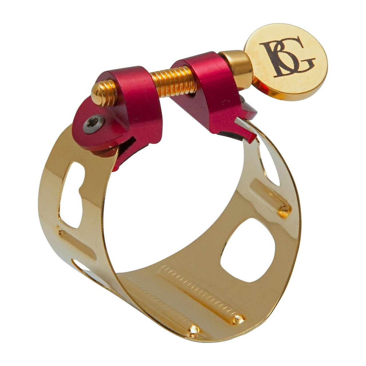 Abrazadera Bg Ld1 Para Clarinete Sax Alto  Duo Chapa Oro Bgfranc