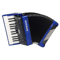 Thumbnail for Acordeon Hohner Bravo Ii 26 Teclas 48 Bajos 2reg. Azul, A16541s