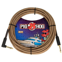 Thumbnail for Cable Pig Hog Pch20tbrr Para Instrumento Plug A Plug L 6.10 Metros Tuscan Brown