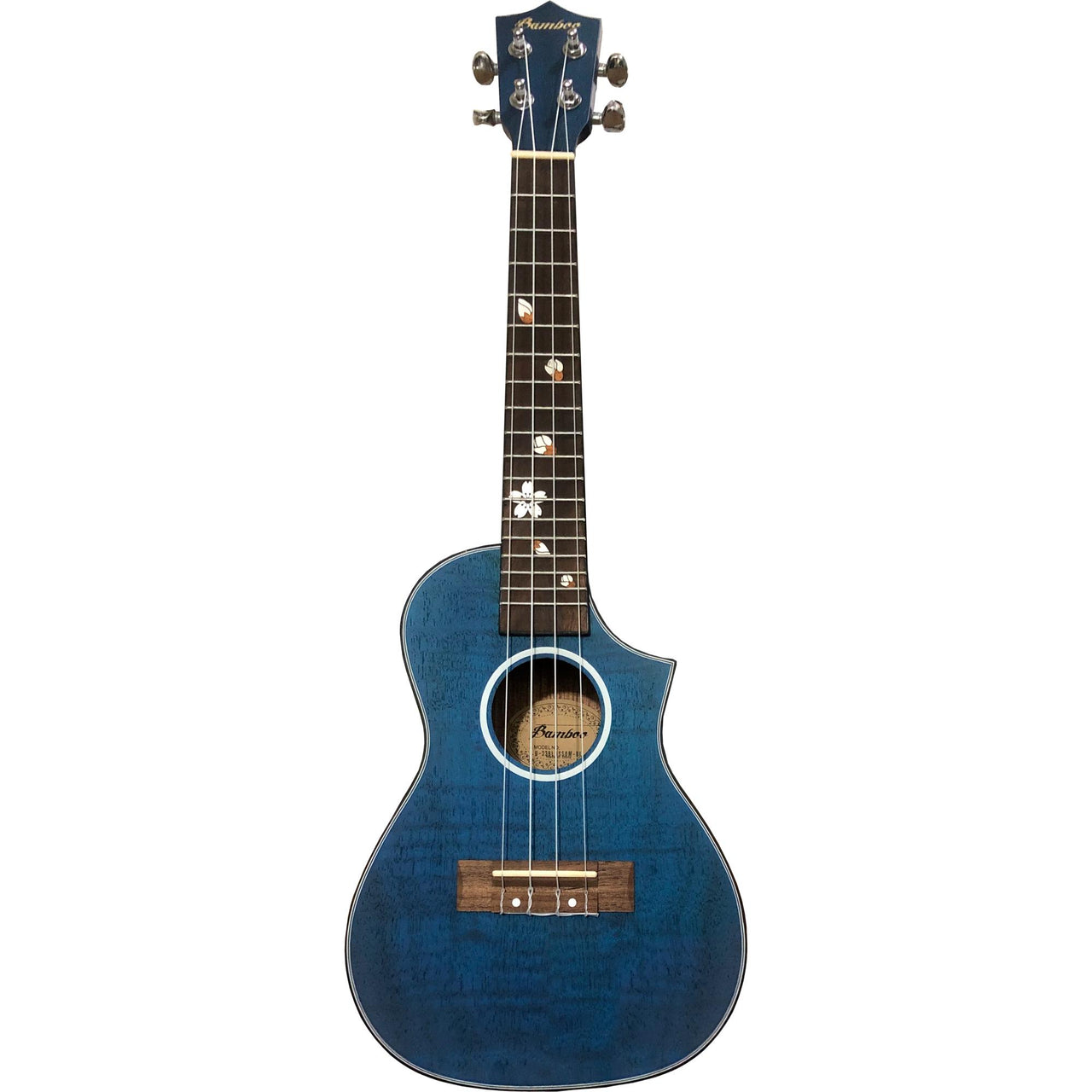 Ukulele Concierto Bamboo Bu-23-blossom-bl Con Funda