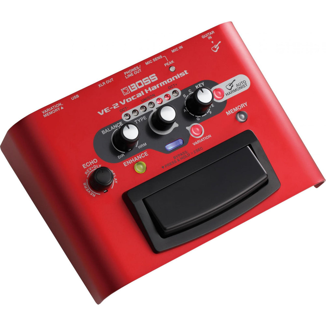 Procesador Boss De Efecto P/voz, Ve-2 Vocal Harmonist