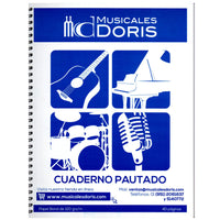 Thumbnail for Cuaderno Pautado Musicales Doris Profesional