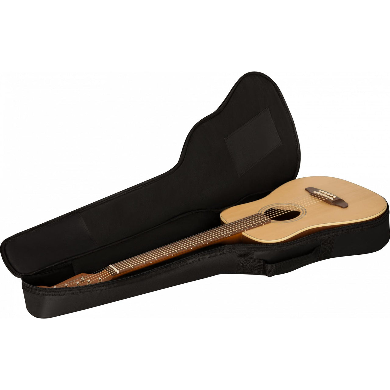 Guitarra Acustica Fender Redondo Mini C/funda Nat, 0970710121