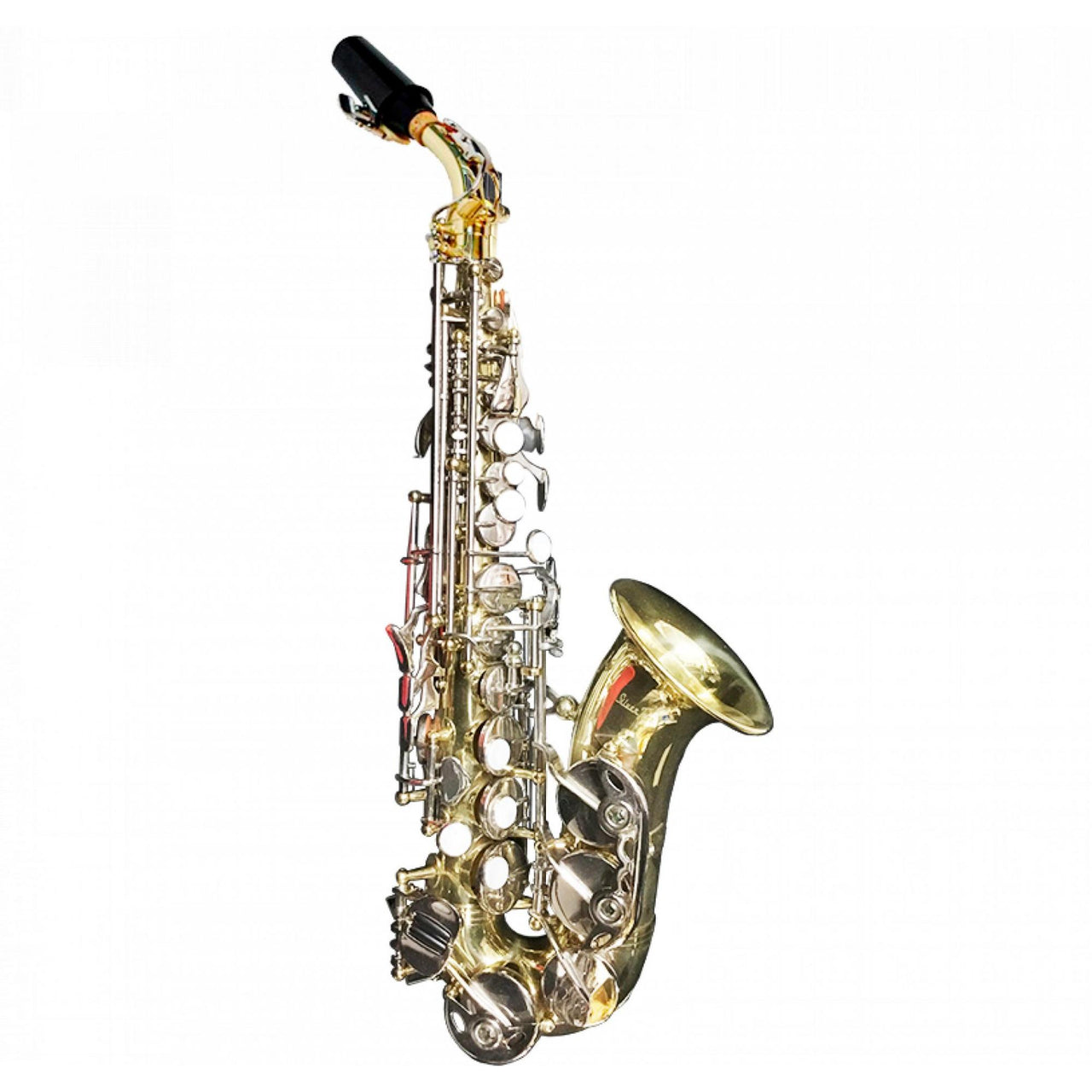 Sax Soprano Curvo Silvertone Combinado Slsx002 (Sssc-310l/N)