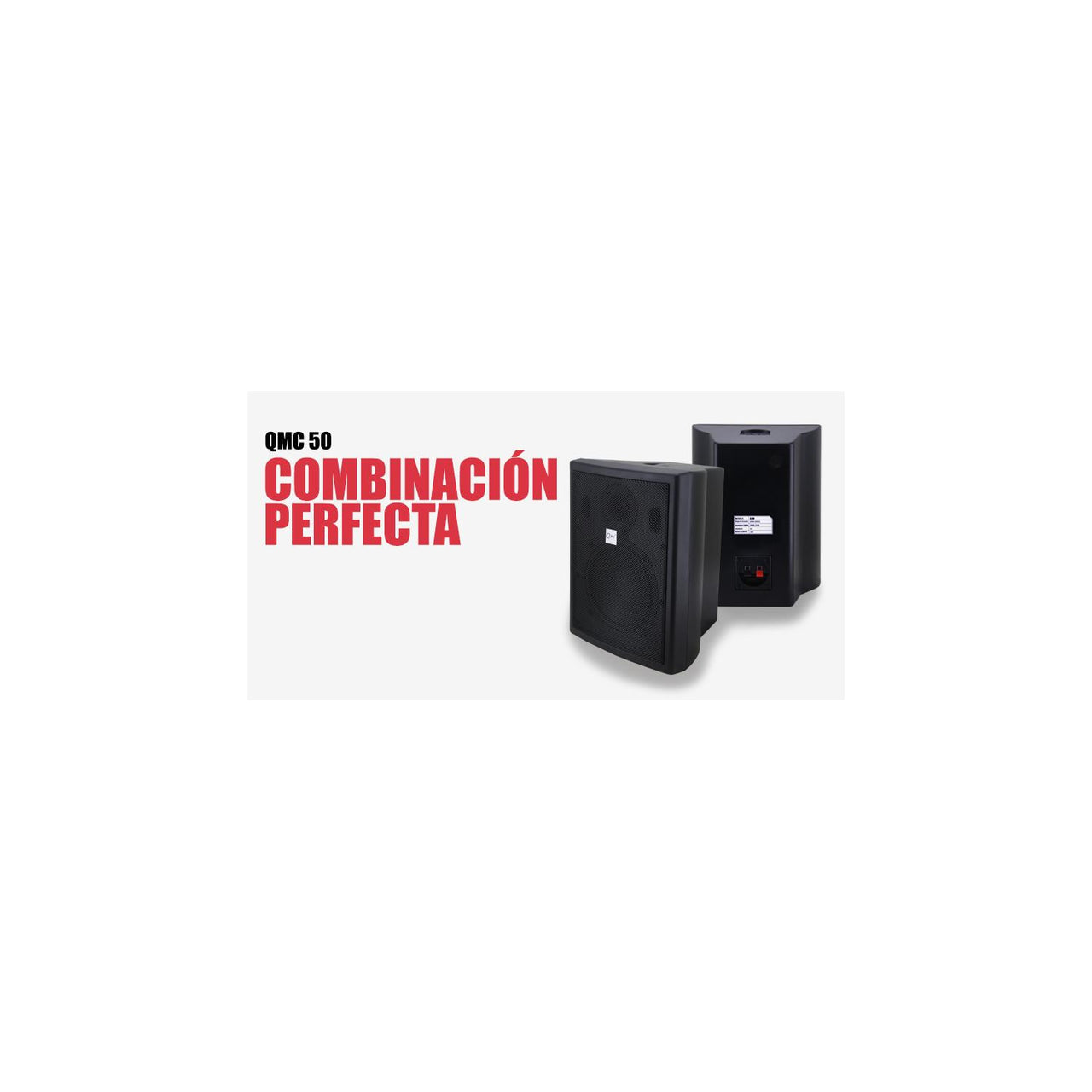 Bafle Pasivo Qmc Para Montaje, 30w, Qmc-50