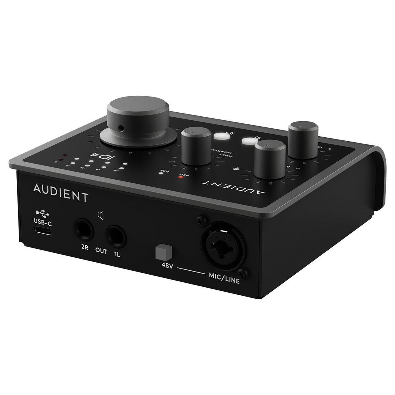 Interfaz Audient Mkii id4 Diseño metal rendimiento de audio