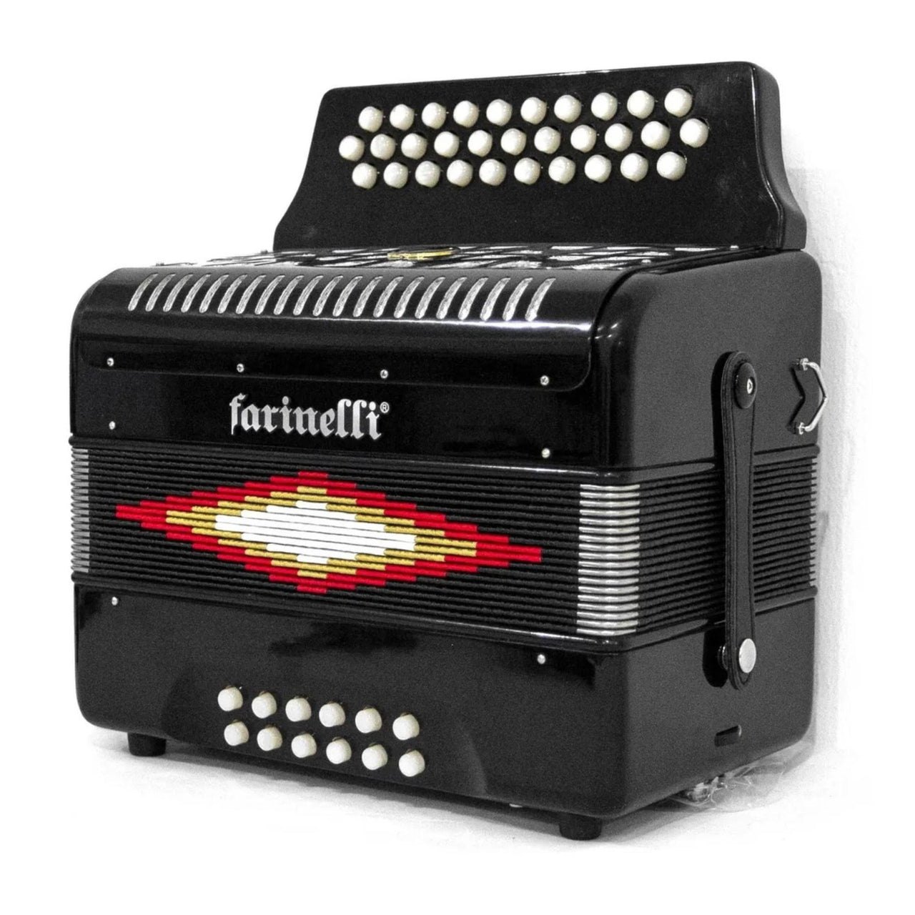 Acordeon Farinelli 3012fan Diatonico Fa Negro