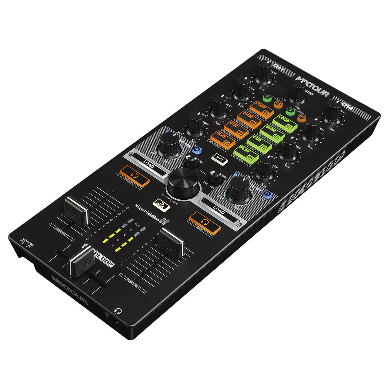 Controlador Reloop, Mixtour DJ Algoriddim elegante y potente