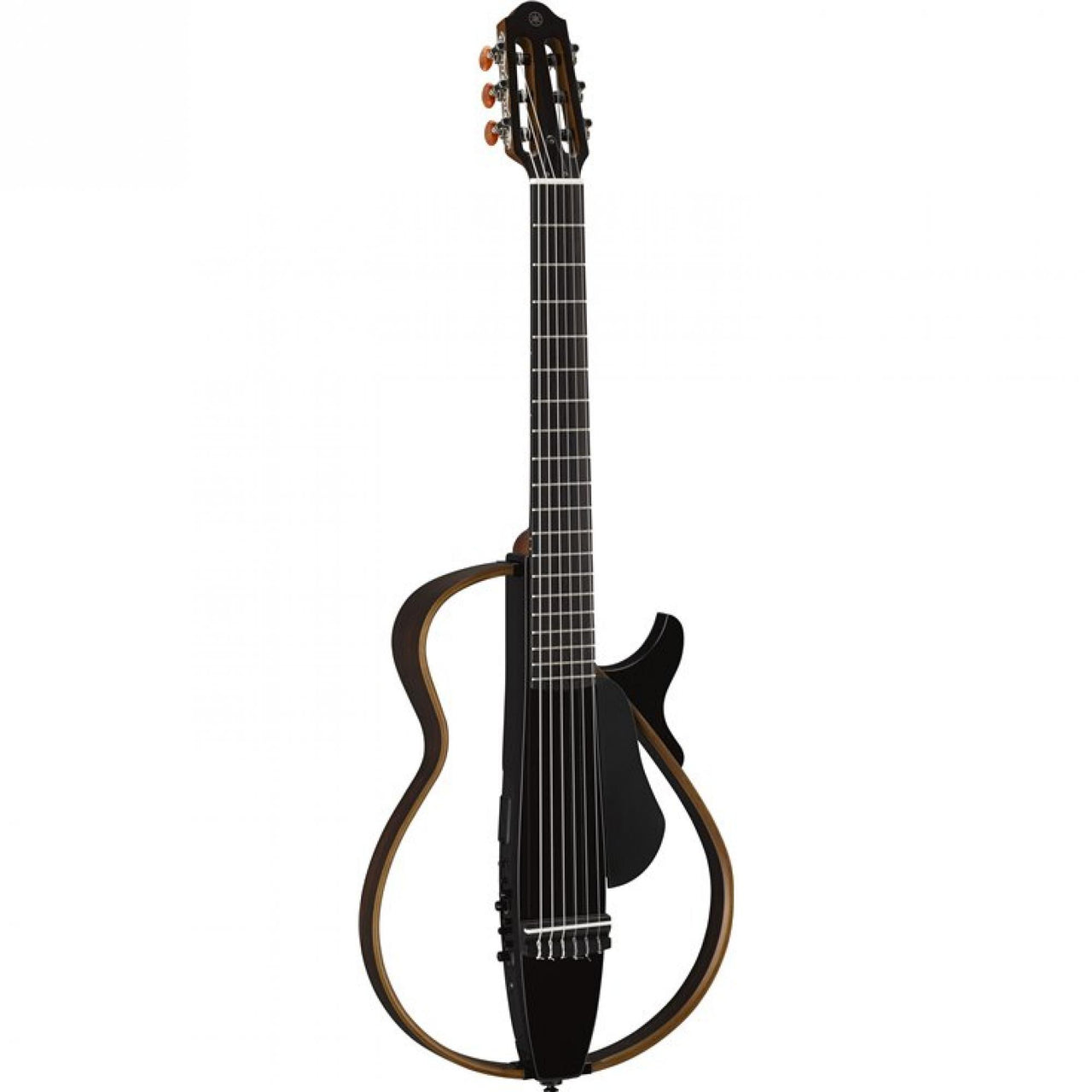 Guitarra Yamaha Silent Cuerdas De Nylon Translucent Black, Slg200ntbl