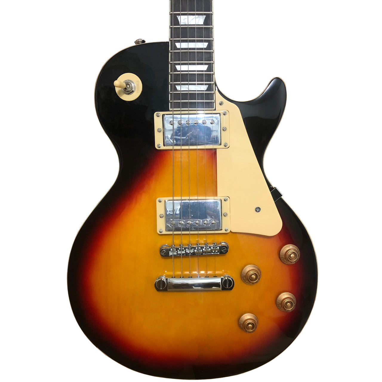 Guitarra Electrica Mc Cartney Lp Sunburst, Lp Set Neck Sb