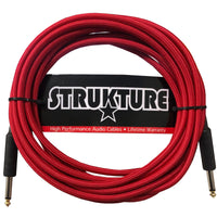 Thumbnail for Cable Strukture Sc186rd Para Instrumento Tejido Rojo 5.7 Metros