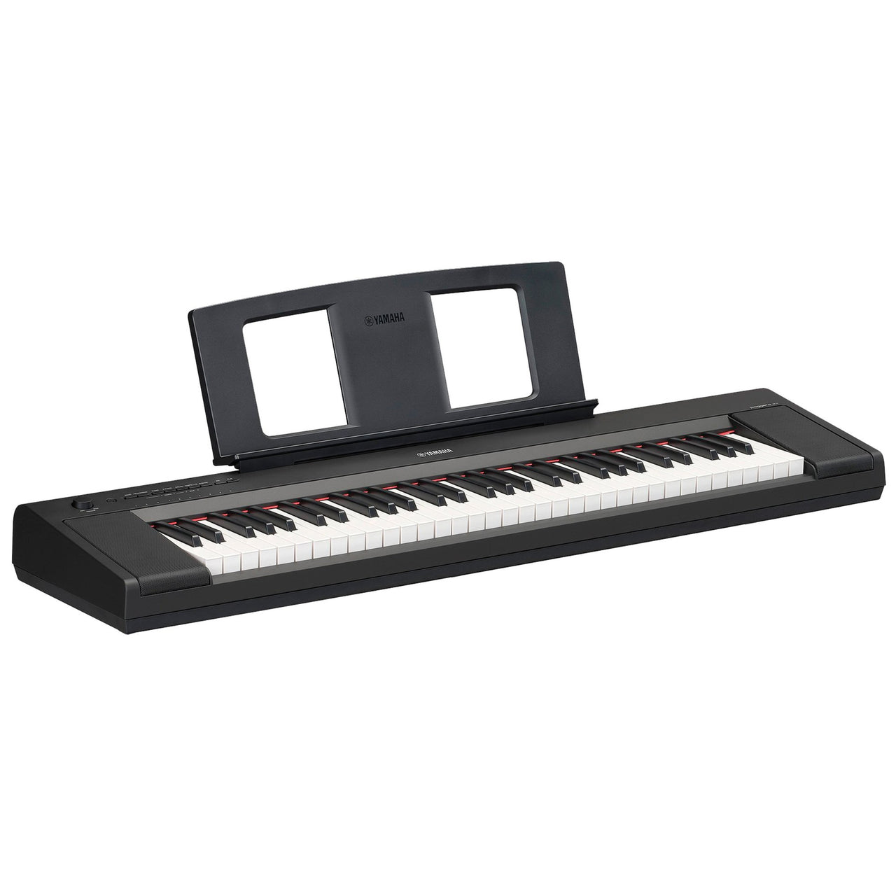 Piano Portatil Yamaha Np-15b Ligero 61 Teclas Con Adaptador Pa130 Negro