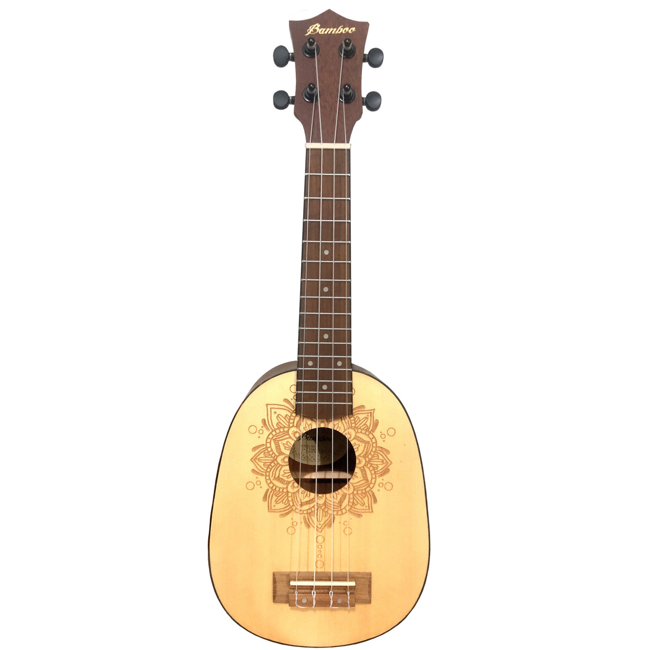 Ukulele Soprano Bamboo C/funda, Bu-21 Honolulu