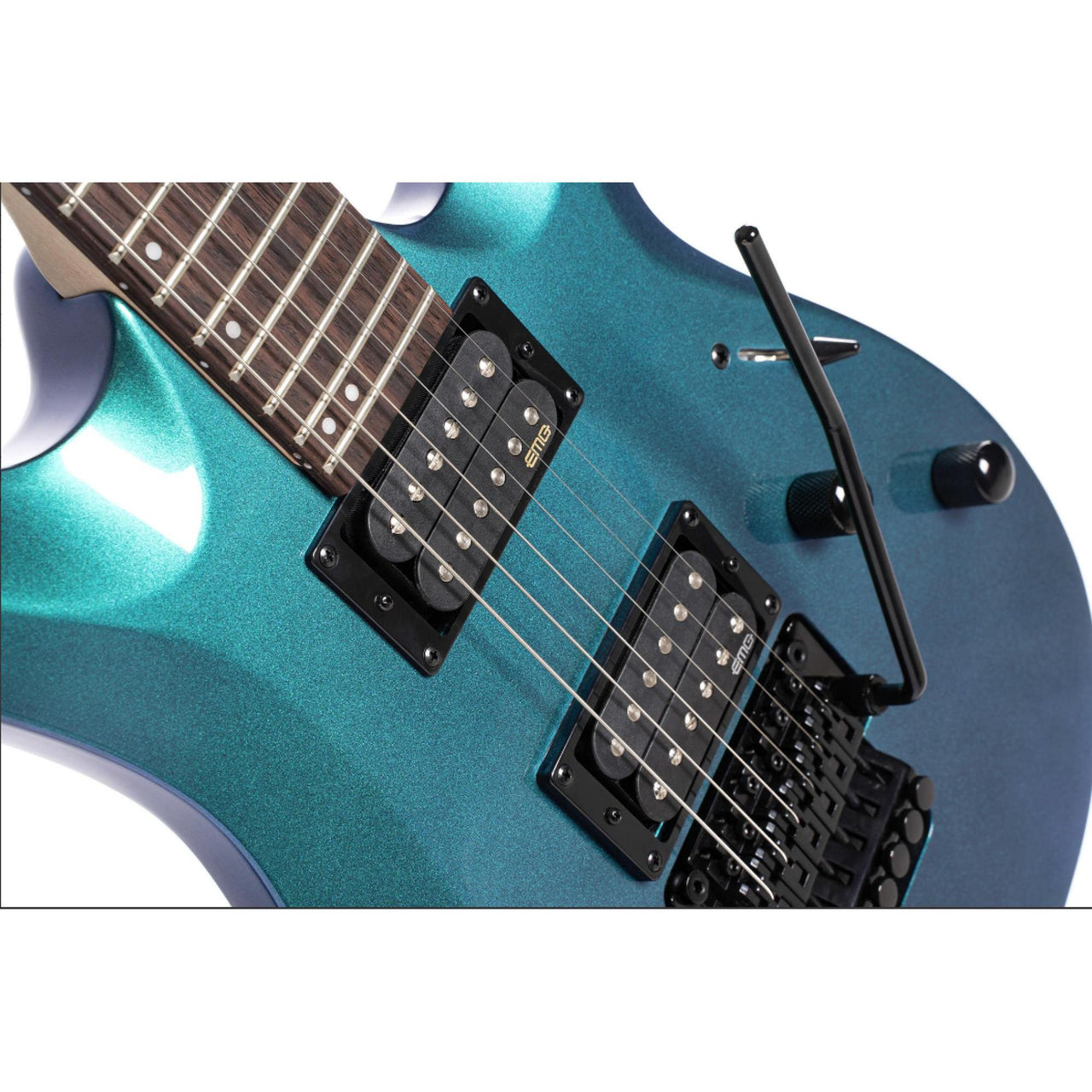 Guitarra Cort X300 Fbl Electrica Serie X Azul Tornasol