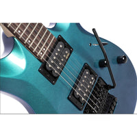 Thumbnail for Guitarra Cort X300 Fbl Electrica Serie X Azul Tornasol
