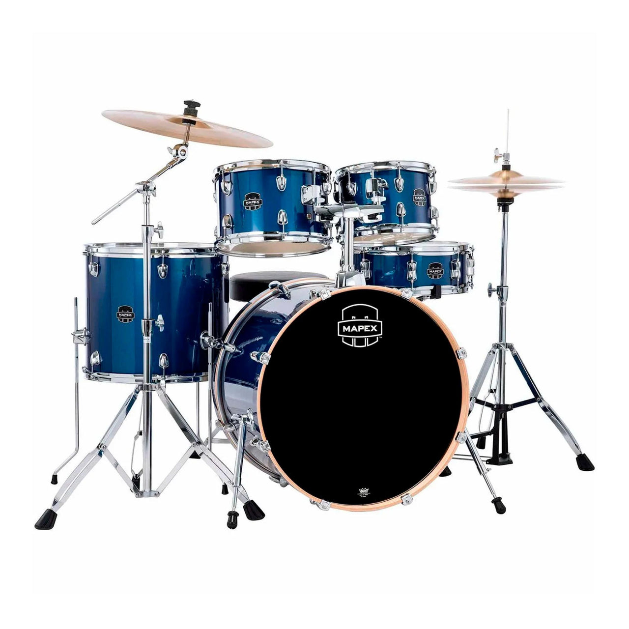 Bateria Mapex Ve5294ftc-vi Venus 5 Piezas 22 Pulgadas Blue Sky Sparkle