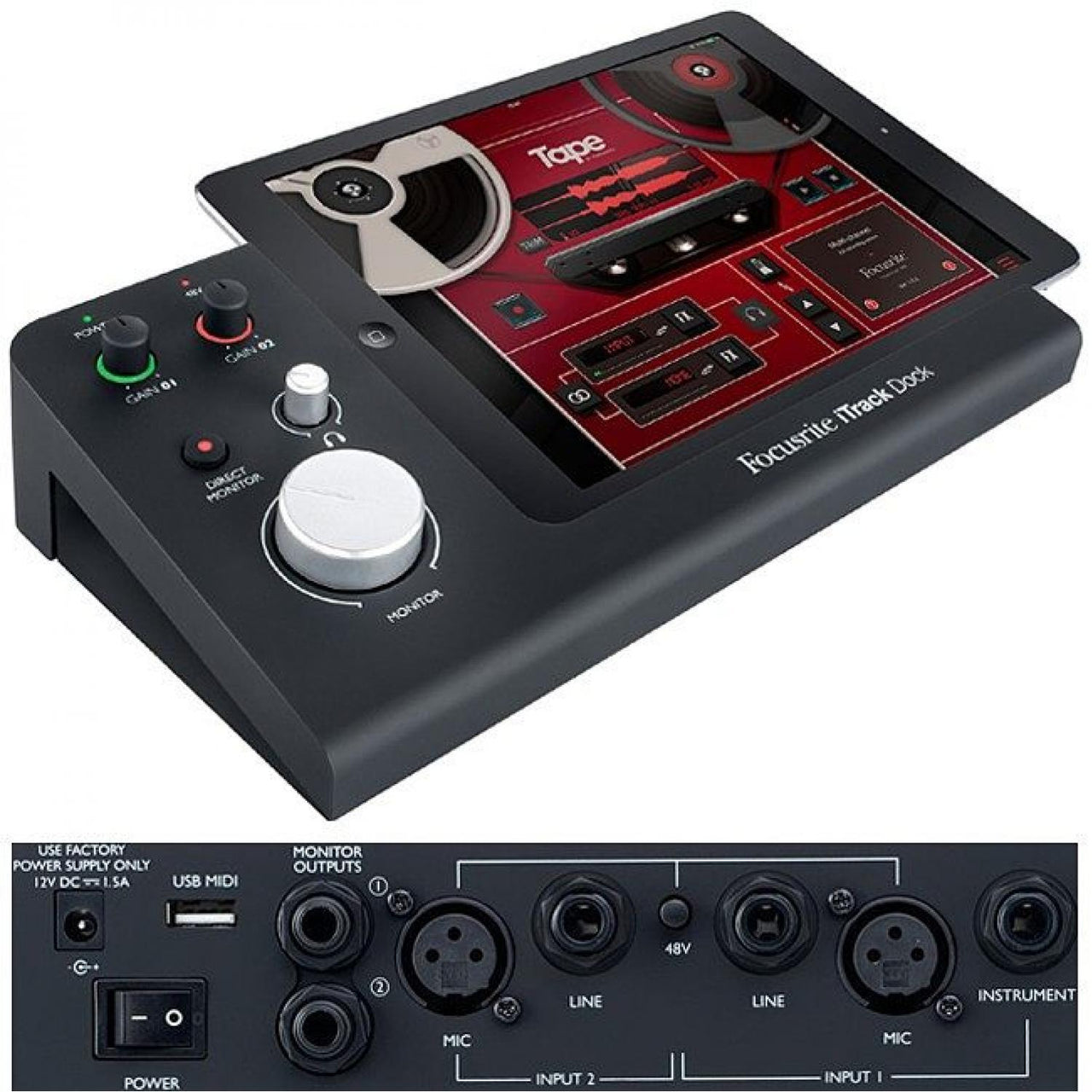 Interfase Focusrite Mois0007 Itrack Dock Studio