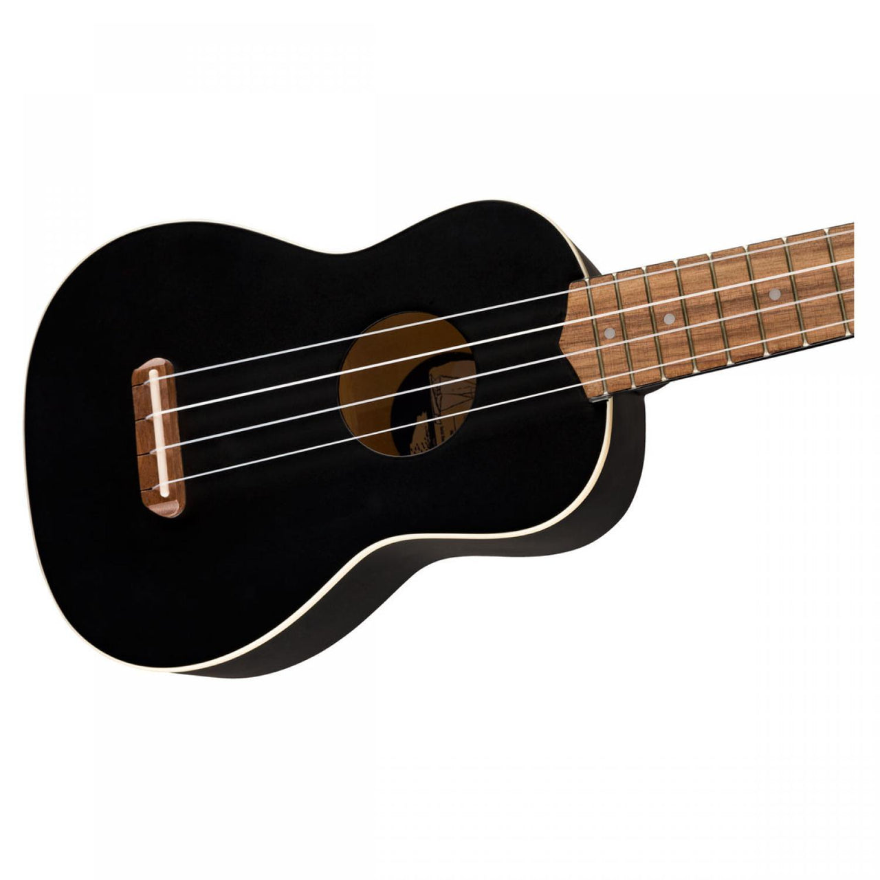 Ukulele Fender Soprano Venice Blk Wn, 0971610706